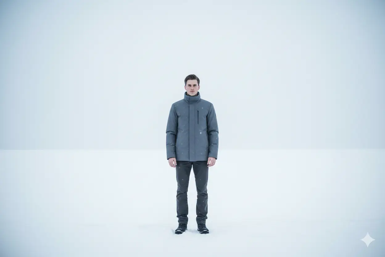 Minimal Aesthetic Winter Portrait