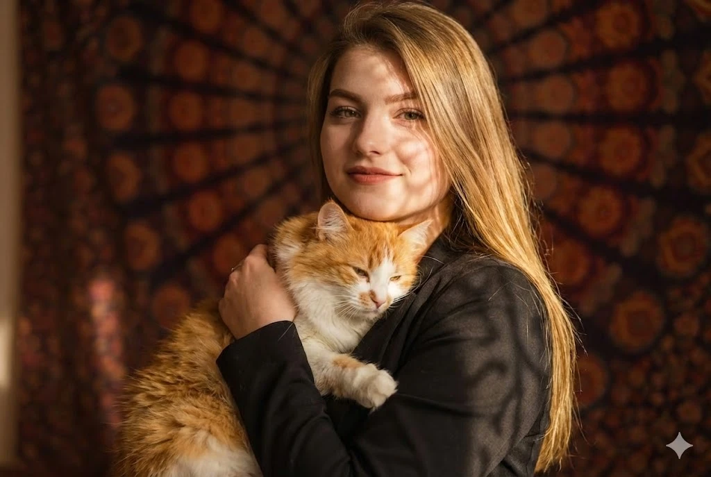 Artistic Shadow-Play Portrait