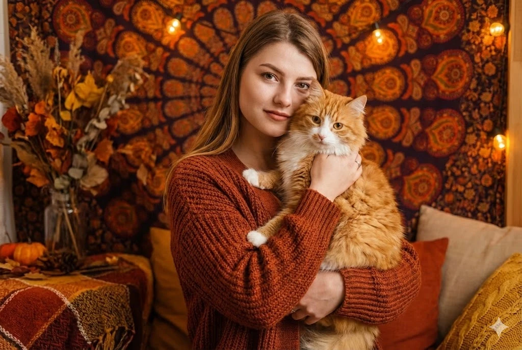 Warm Autumn-Tone Portrait