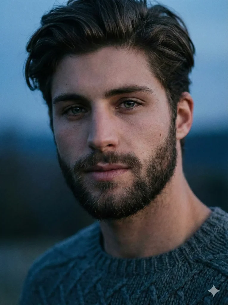 Blue-Hour 800 ISO Film Portrait