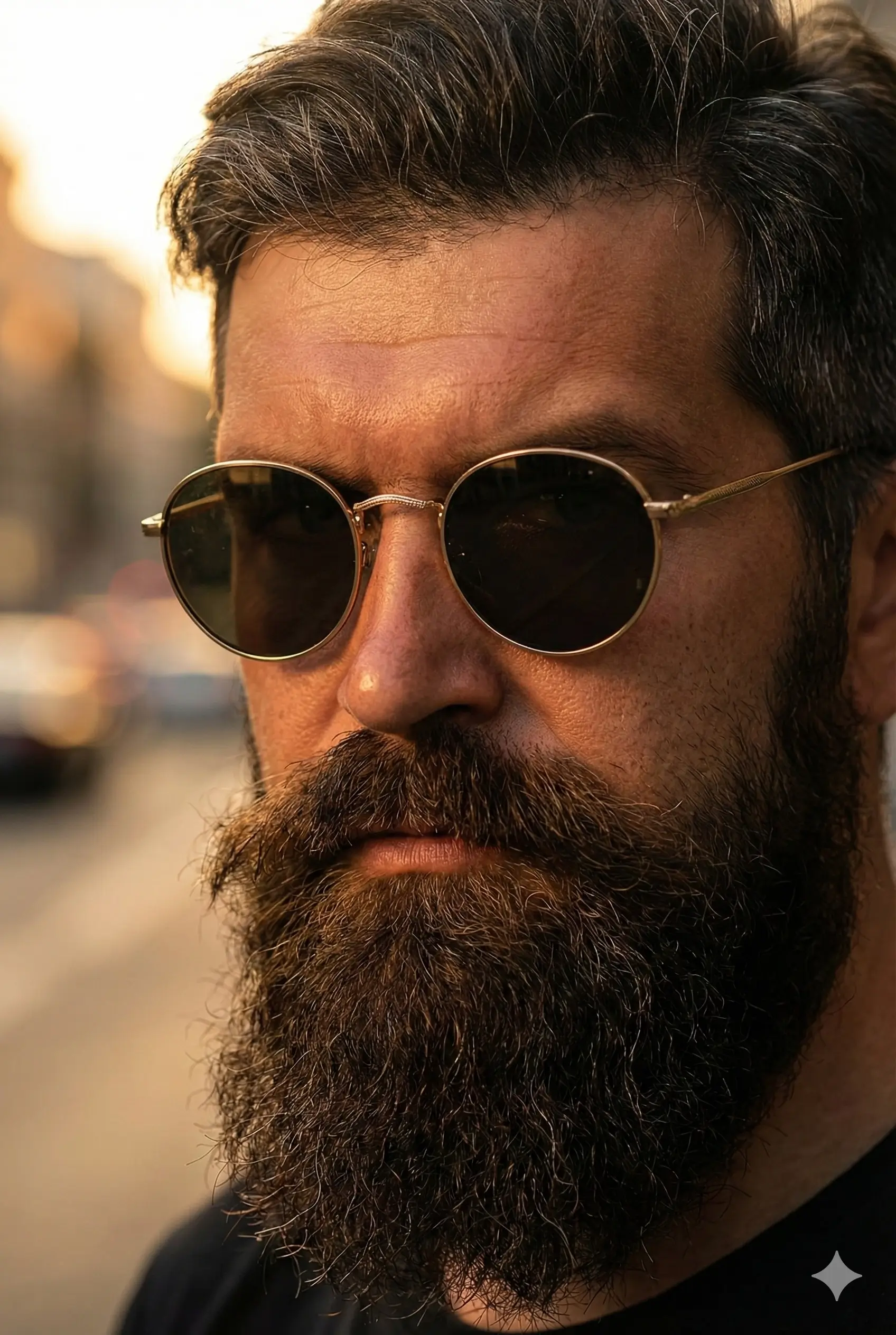 Golden Hour Moody Close-Up