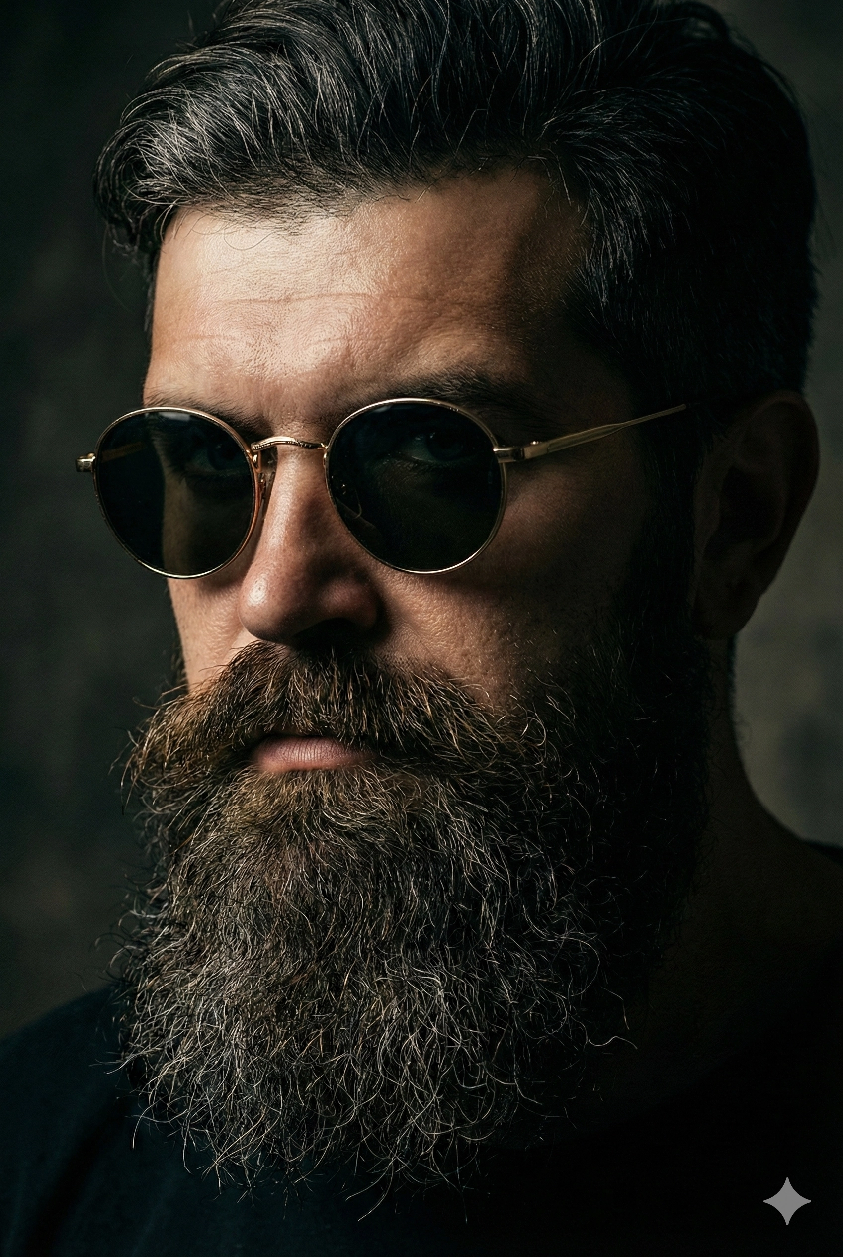 Shadow-Side Dramatic Portrait